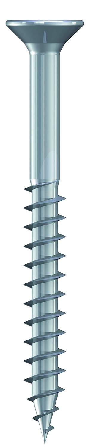 200 Stück Spanplattenschrauben 5,0 x 60 mm Edelstahl A2 - Teilgewinde - V2A rostfrei - Torx TX20 - S