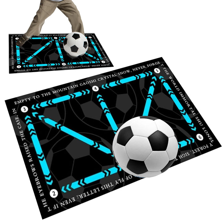 AFAIK Fussball Trainingsmatte Fussballmatte Fussball Schritt Trainingsmattem rutschfeste Fussball Sc