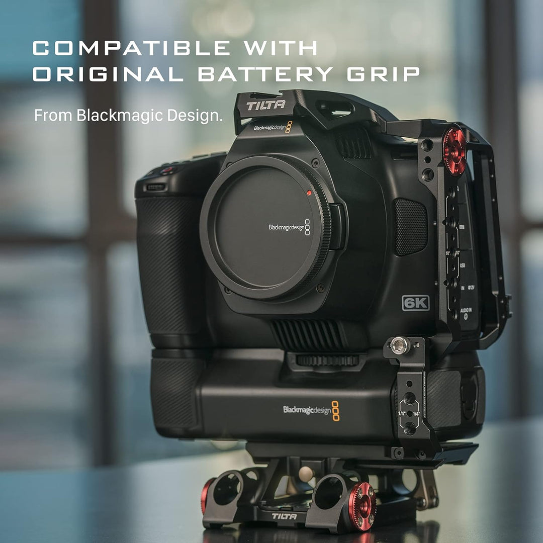 Tilta 15 mm Rutenhalter kompatibel mit BMPCC 6K Pro – Schwarz TA-T11-RH-B, Schwarz