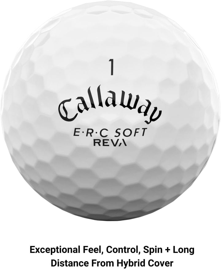 Callaway ERC Soft Golfbälle 2023 Dreispurig Rev, Dreispurig Rev