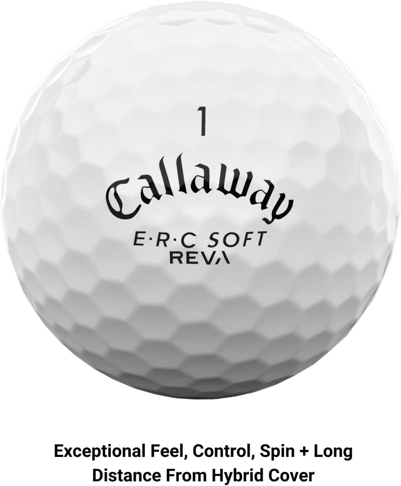 Callaway ERC Soft Golfbälle 2023 Dreispurig Rev, Dreispurig Rev