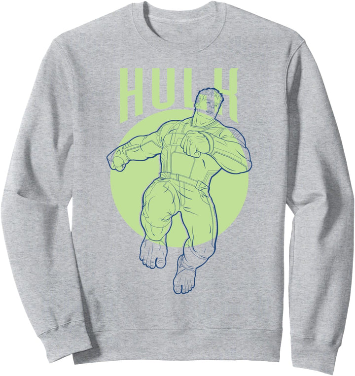 Marvel Avengers: Endgame Hulk Outline Portrait Sweatshirt