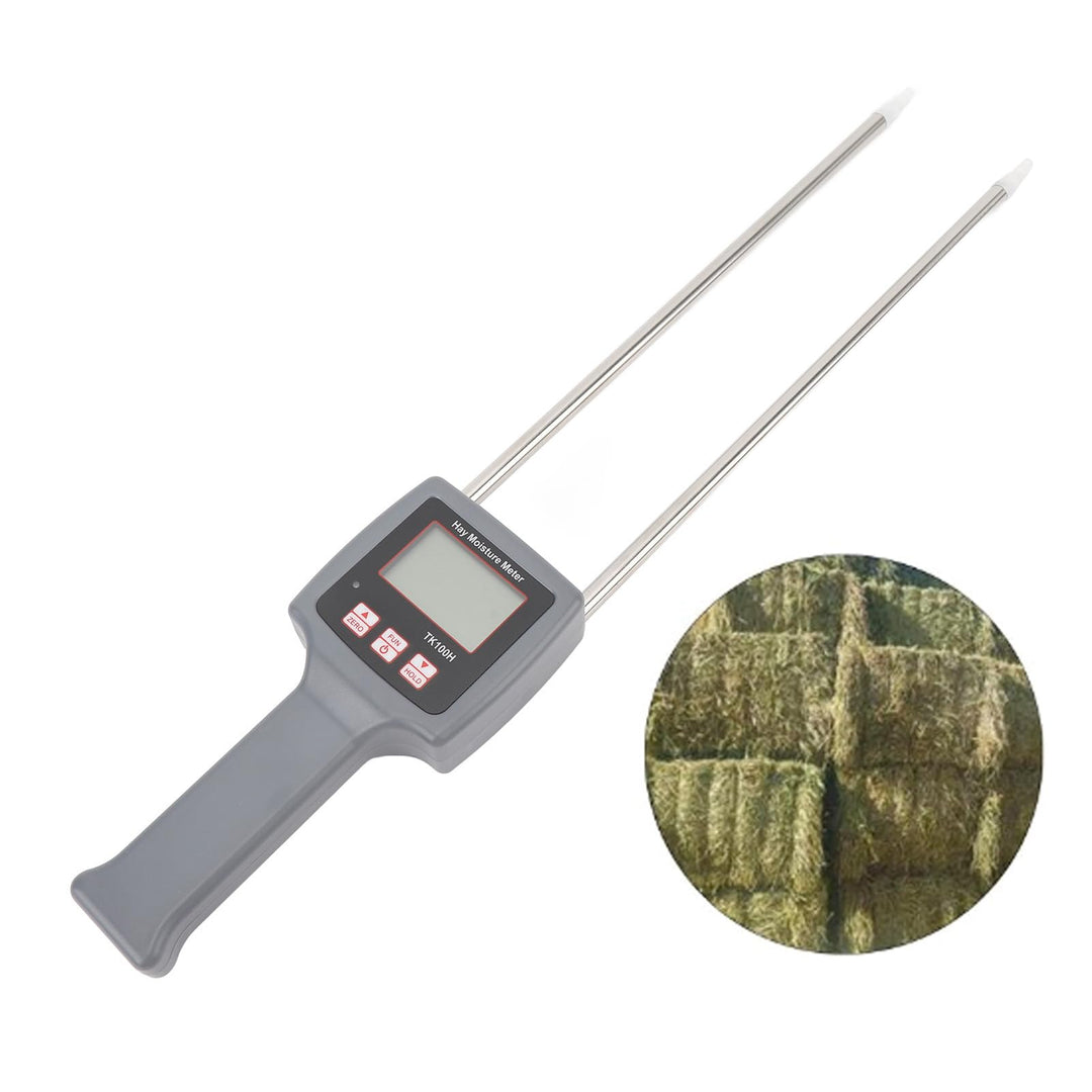 Tragbares Heu Feuchtigkeitsmessgerät, Präziser Heu Tester mit Sonde Zur Überwachung und Sicherstellu