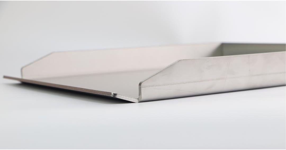 Kette´s Grillzubehör Edelstahl Plancha/Griddle-Plate/Bratplatte/Burger Platte (300 x 200mm) 300 x 20