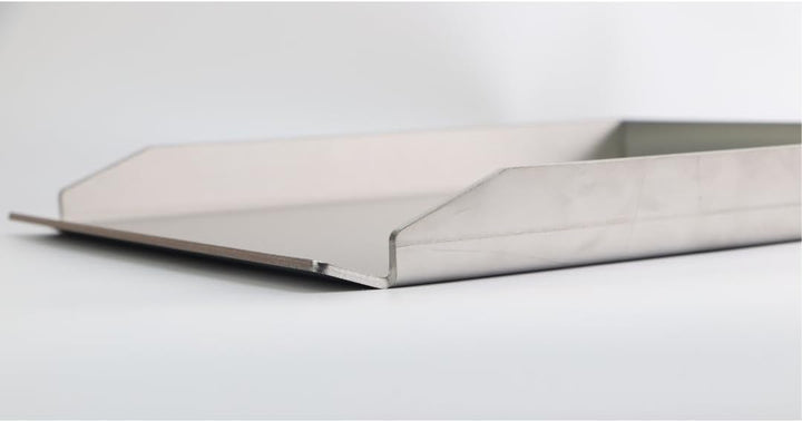 Kette´s Grillzubehör Edelstahl Plancha/Griddle-Plate/Bratplatte/Burger Platte (300 x 200mm) 300 x 20