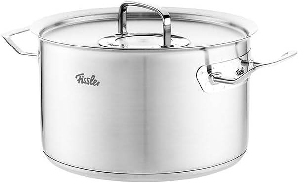 Fissler Original-Profi Collection / Edelstahl-Kochtopf (Ø 24 cm, 6,3L) Töpfe inkl. Metall-Deckel, In