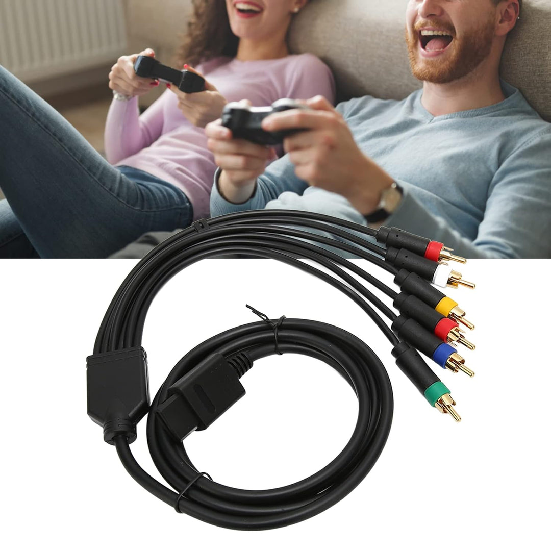 Tosuny RGB-RGBS-Composite-Kabel, RGB-Komponenten-Videokabel, NGC N64 SFC SNES RGB RGBS-Farbmonitorka