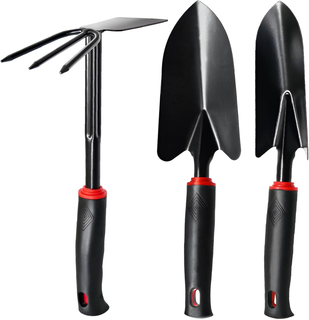 3 Stück Gartengeräte, Balkon Werkzeug Set, Garten Zubehör, Fugenkratzer Unkraut, Gartenschaufel, Gar