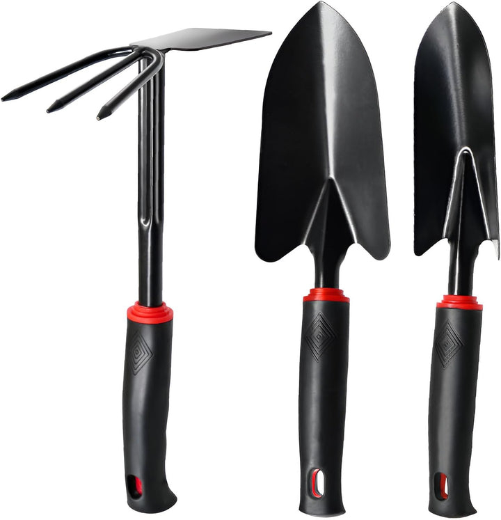 3 Stück Gartengeräte, Balkon Werkzeug Set, Garten Zubehör, Fugenkratzer Unkraut, Gartenschaufel, Gar