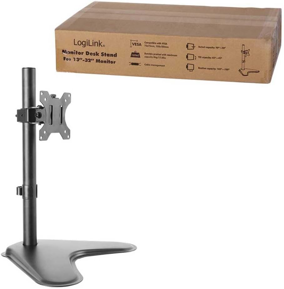 LogiLink BP0044 Monitor-Schreibtischständer 33-81,3 cm (13-32 Zoll) schwarz