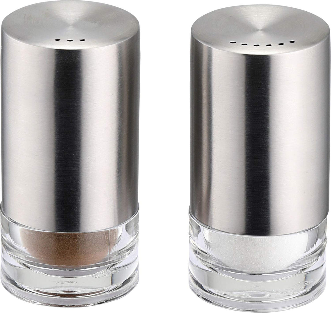 Weis 11233 Salz-/Pfefferstreuer, Edelstahl-Acryl, Silber
