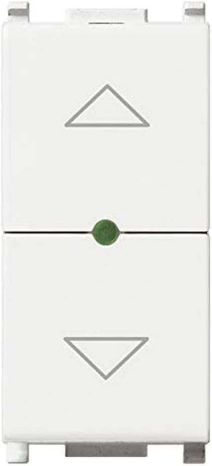 Vimar 14196 Plana elektronischer Quid für Rollladen cosφ 0,6 2 A 220-240 V ~ 50/60 Hz, Standortspeic