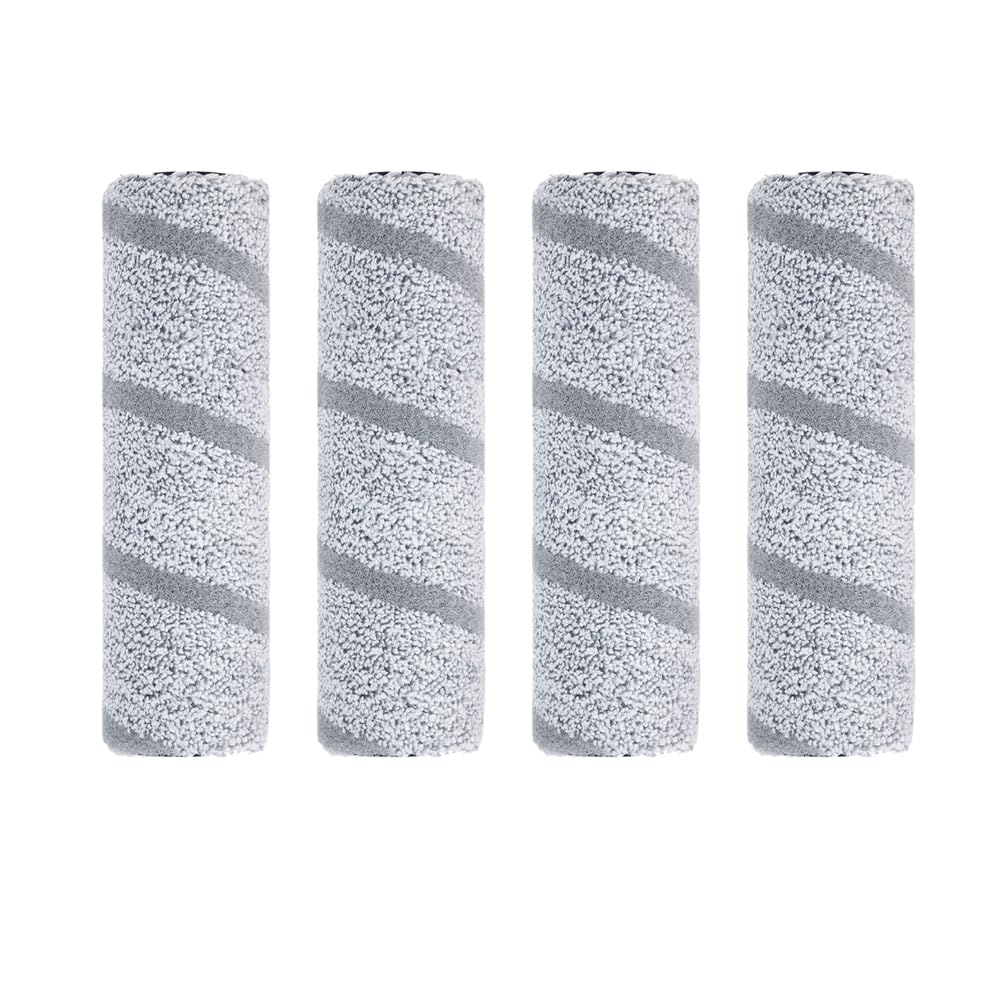 4 Stück Waschbare Mopp Walze aus hochdichtem Nylon Mopp Reinigungswalze 2.0 für DEEBOT X9 PRO Omni/X