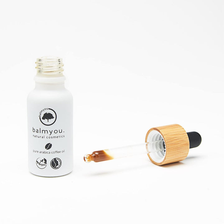 balmyou reines unraffiniertes Arabica Kaffee-Öl in der Glasflasche, 20 ml