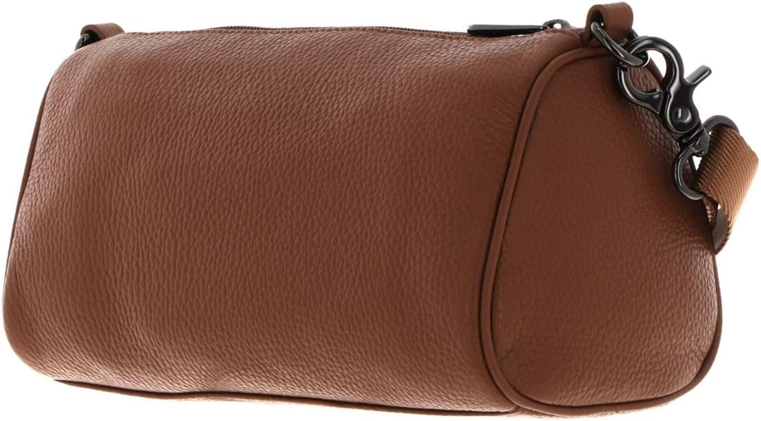 Mandarina Duck Mellow Leather Crossover Bag Indian Tan