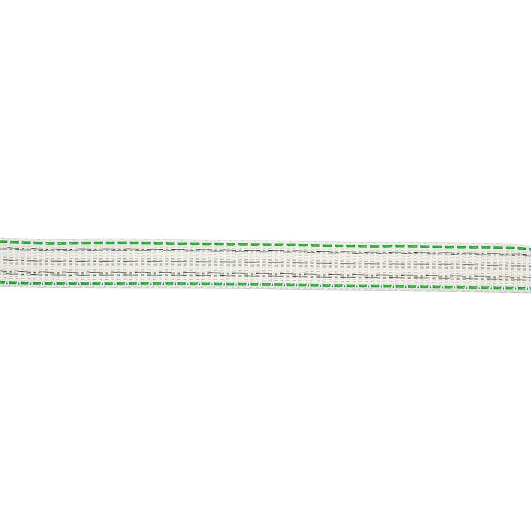 Kerbl TriCond-Band weiss/grün 5x0,40 TriC, 20mm, 200m