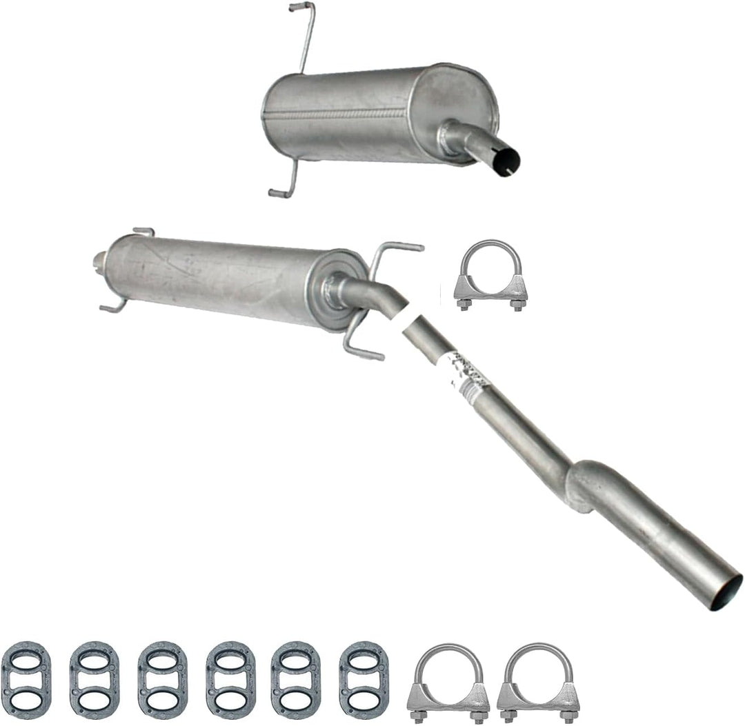 Ferroz Export Ersatz für Auspuffanlage Auspuff ab Kat Opel Astra H 1.6 & 1.8 + Anbaukit