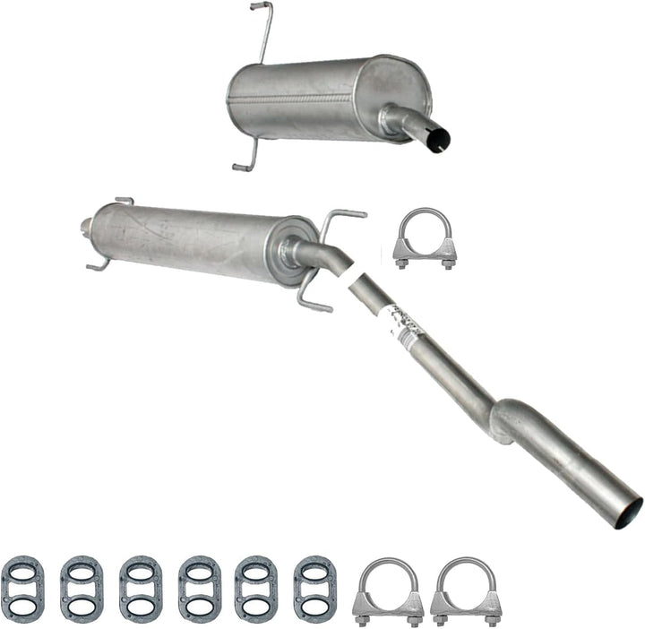 Ferroz Export Ersatz für Auspuffanlage Auspuff ab Kat Opel Astra H 1.6 & 1.8 + Anbaukit