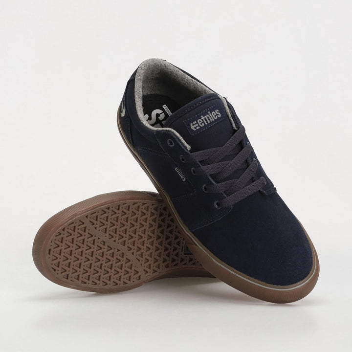 Etnies Herren Barge Ls Skate-Schuh 41 EU Dunkelblaues Gummi, 41 EU Dunkelblaues Gummi
