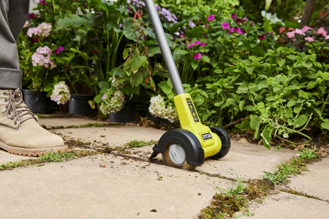 RYOBI 18 V ONE+ Akku-Fugenreiniger RY18PCC-0, mit Drahtbürste, ohne Akku und Ladegerät