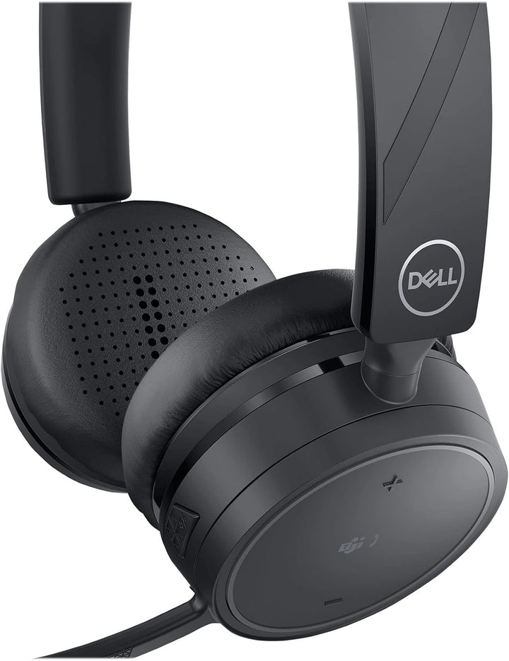 Dell Pro Wireless-Headset WL5022 On-Ear (kabellos, Bluetooth, USB), Schwarz Bügel, Bügel