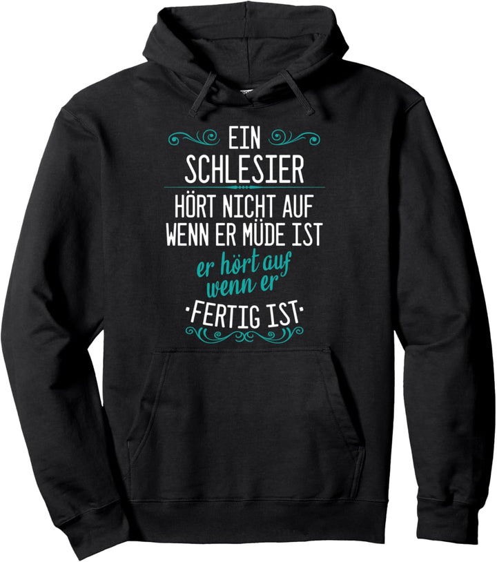 Schlesien Schlesier Deutschland Polen Spruch Pullover Hoodie