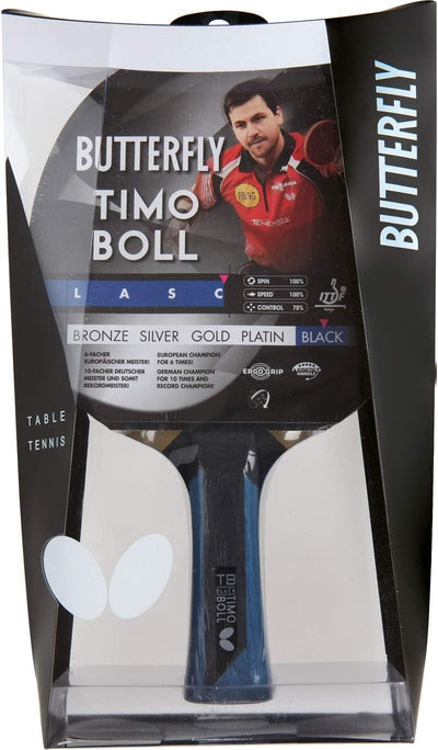 Butterfly® Timo Boll Black Tischtennisschläger | Tischtennis Racket Bat TT Profi Wettkampfschläger f