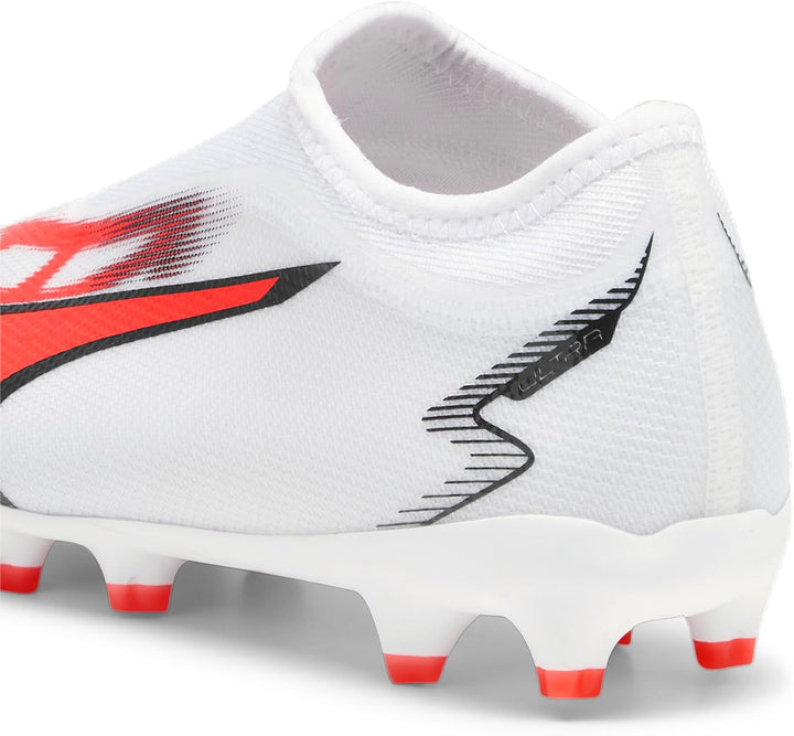 PUMA Unisex Kinder Ultra Match Ll Fg/Ag Jr Fussballschuh 27 EU Puma White Puma Black Fire Orchid, 32