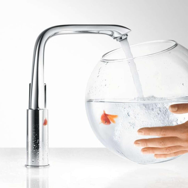 hansgrohe Wasserhahn Metris(Armatur mit Auslauf Höhe 230mm ohne Ablaufgarnitur) Chrom Chrom Auslaufh