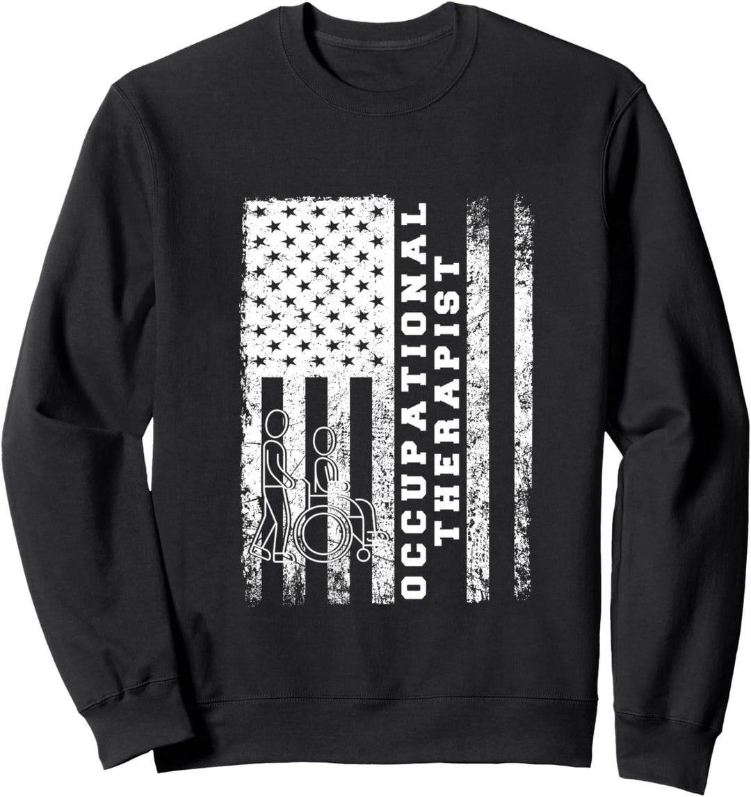 Beschäftigungstherapeut Flagge OT Physiotherapeut Geschenk Sweatshirt