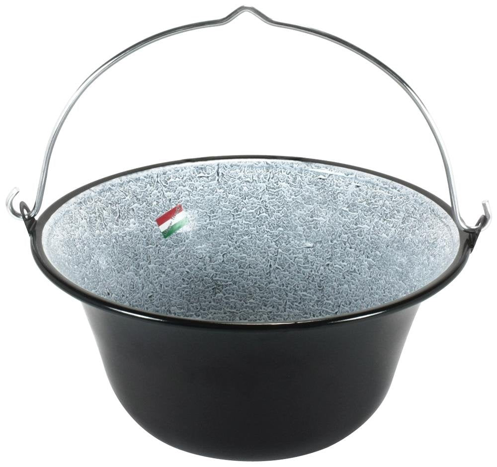 GRILLPLANET 1001 ungarischer Gulaschkessel 10 Liter emailliert Kesselgulasch Topf