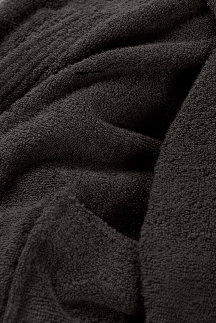 Caleffi - MINORCA Unisex Bademantel mit Kapuze | Frottee 100% weiche Baumwolle | waschbeständig | un