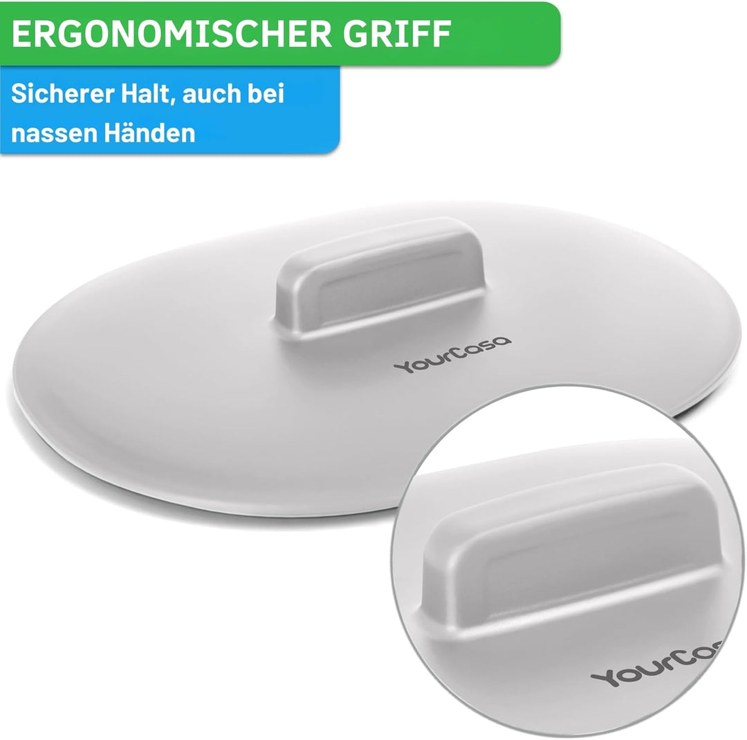 YourCasa Biomülleimer Küche 3,6L - Komposteimer für alltäglichen Biomüll Behälter Spülmaschinenfest