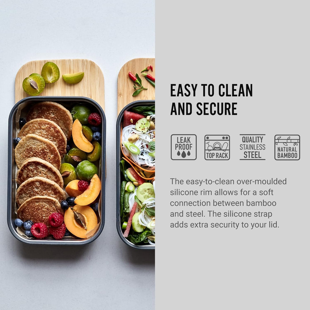 Edelstahl Sandwich 900 ml Orange, 900 ml Orange