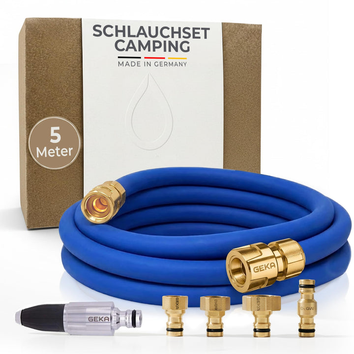 Alb Filter® Schlauchset für Wohnmobil und Camping (Komplett, 5 Meter) Komplett 5 Meter, Komplett 5 M