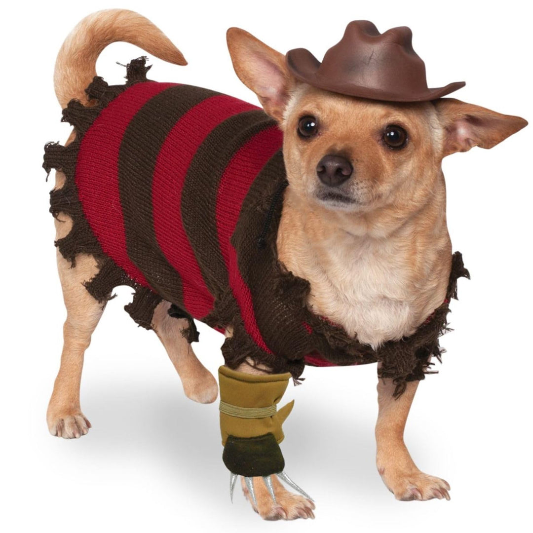 Rubie's Offizielles Haustierkostüm Freddy Krueger, Nightmare – Mörderische Träume, für Hunde, Grösse