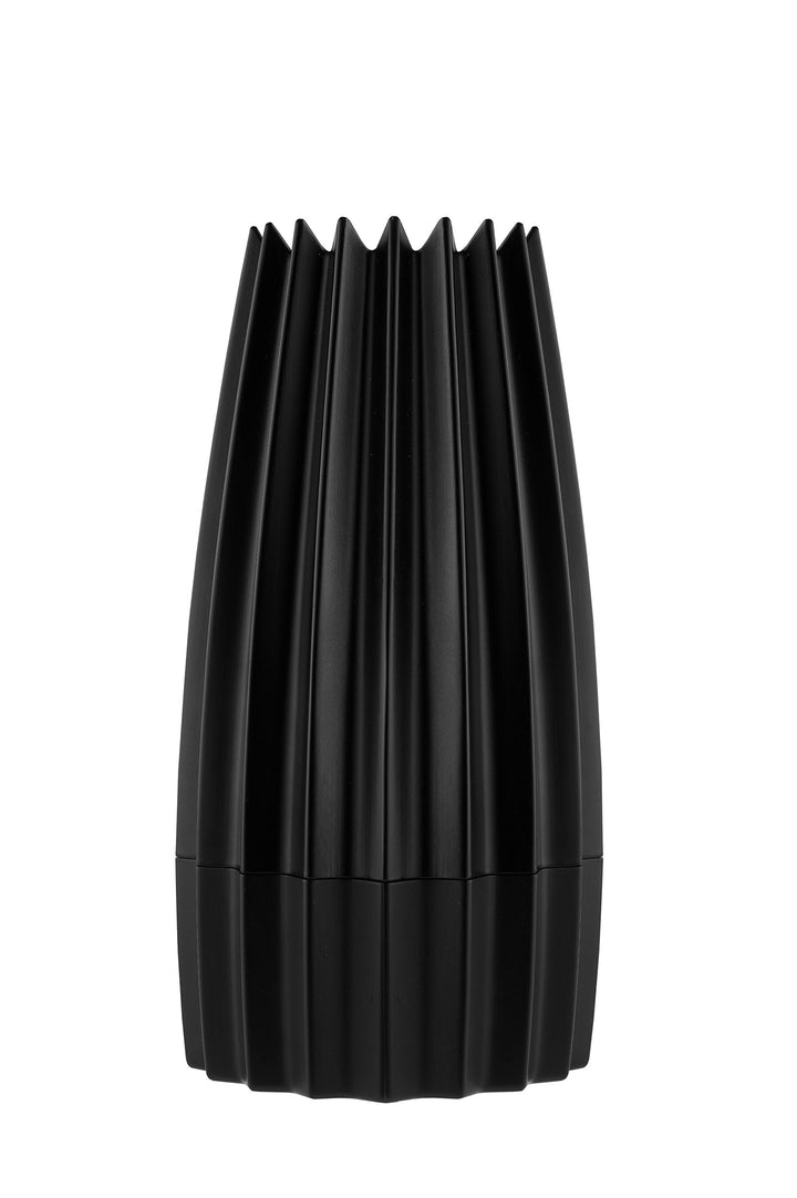 Alessi WAL03 B Grind Salz-/Pfeffer- und Gewürzmühle - Gussaluminium, schwarz., 7,50 x 7,50 x 14,20 c