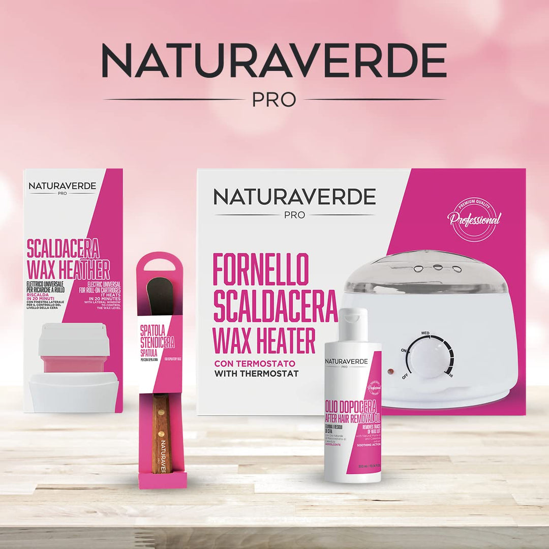 Naturaverde | PRO - Wachswärmer mit Thermostat, Elektrischer Wachswärmer, Wachswärmer für Heisswachs