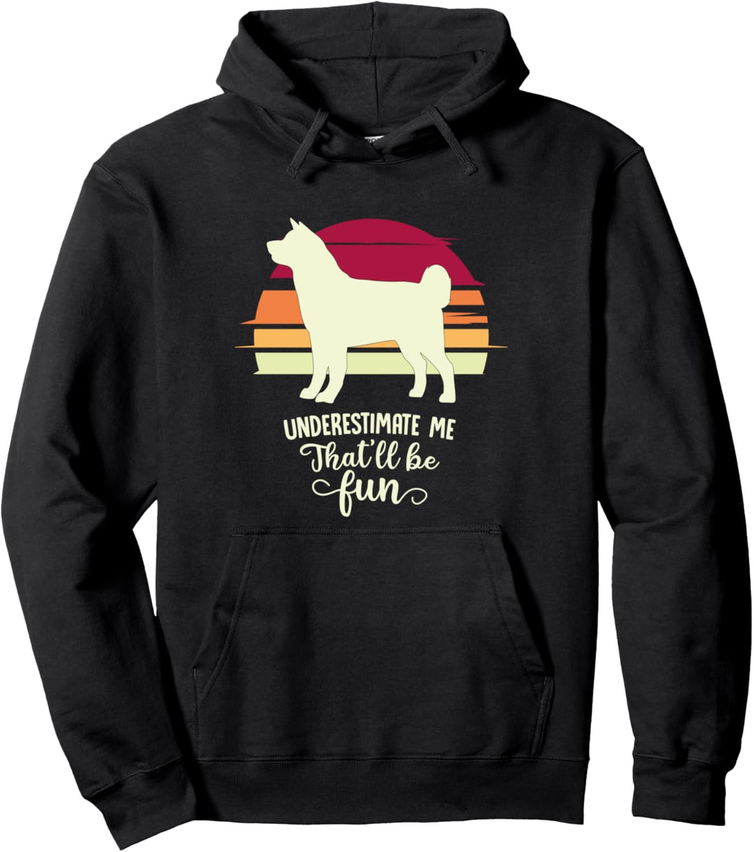 Akita Retro Pullover Hoodie