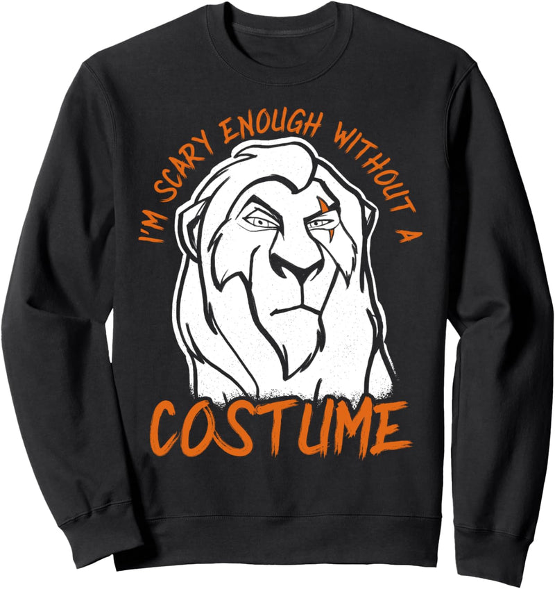 Disney The Lion King Scar Scary Enough Halloween Sweatshirt