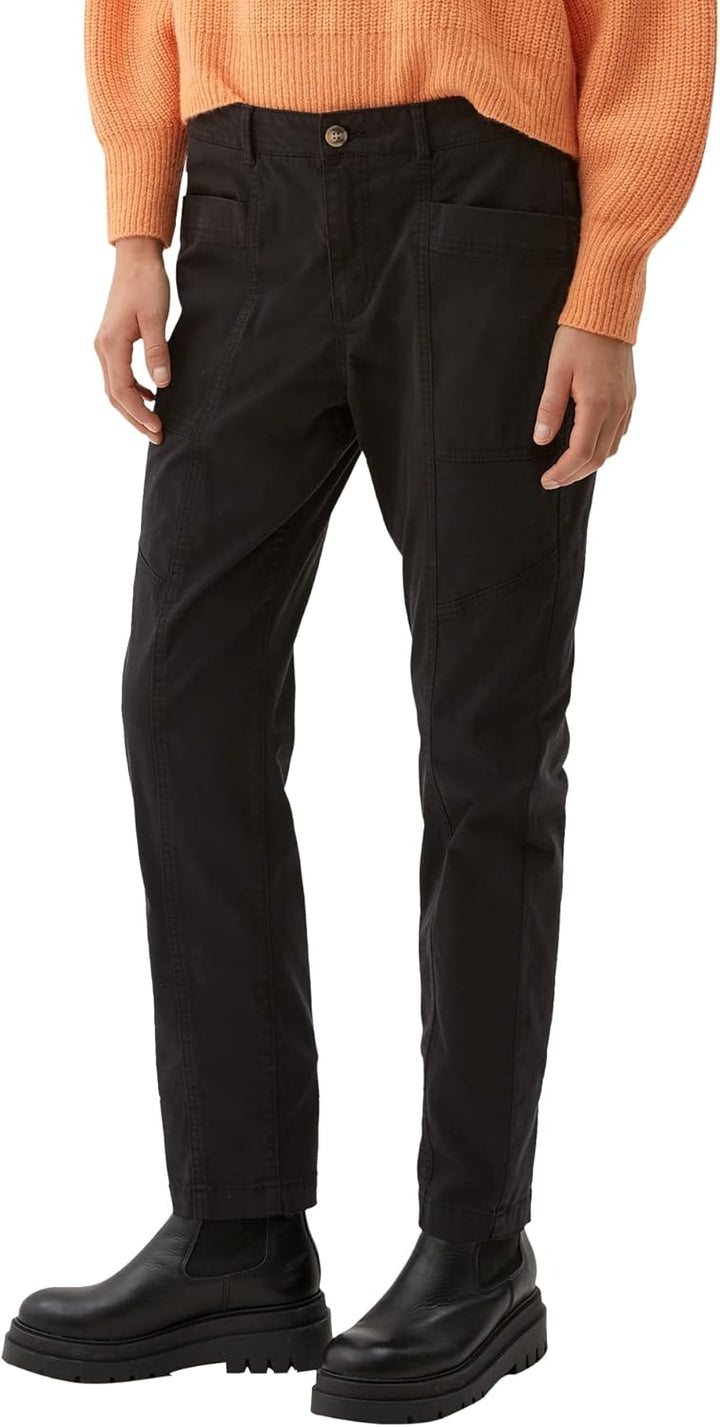 S. Oliver Damen Jeans Hose Comfort Chino Gabardinestretch Olive 36 9999, 36 9999