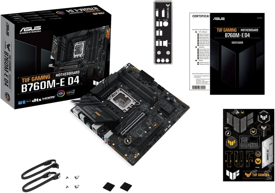 ASUS MB Intel 1700 TUF Gaming B760M-E D4