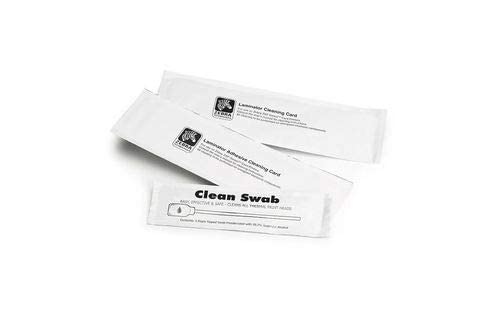 ZEBRA Cleaning Card Kit (Improved) ZC100/300 5 Cards, W126100035 (ZC100/300 5 Cards)