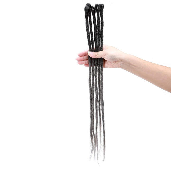 Dreadlocks Haarverlängerung, falsche Locs, geflochtenes Haar – Zubehör Dreadlocks, Synthetik, Afro,