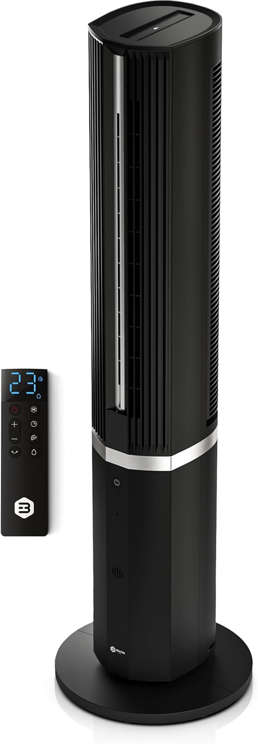 Balter 5-in-1 Mobile Klimaanlage ohne Abluftschlauch - Ventilator mit Wasserkühlung - Luftkühler & L