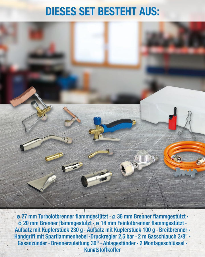 CFH Lötkoffer Turbo Lötprofi 2000, 52055b