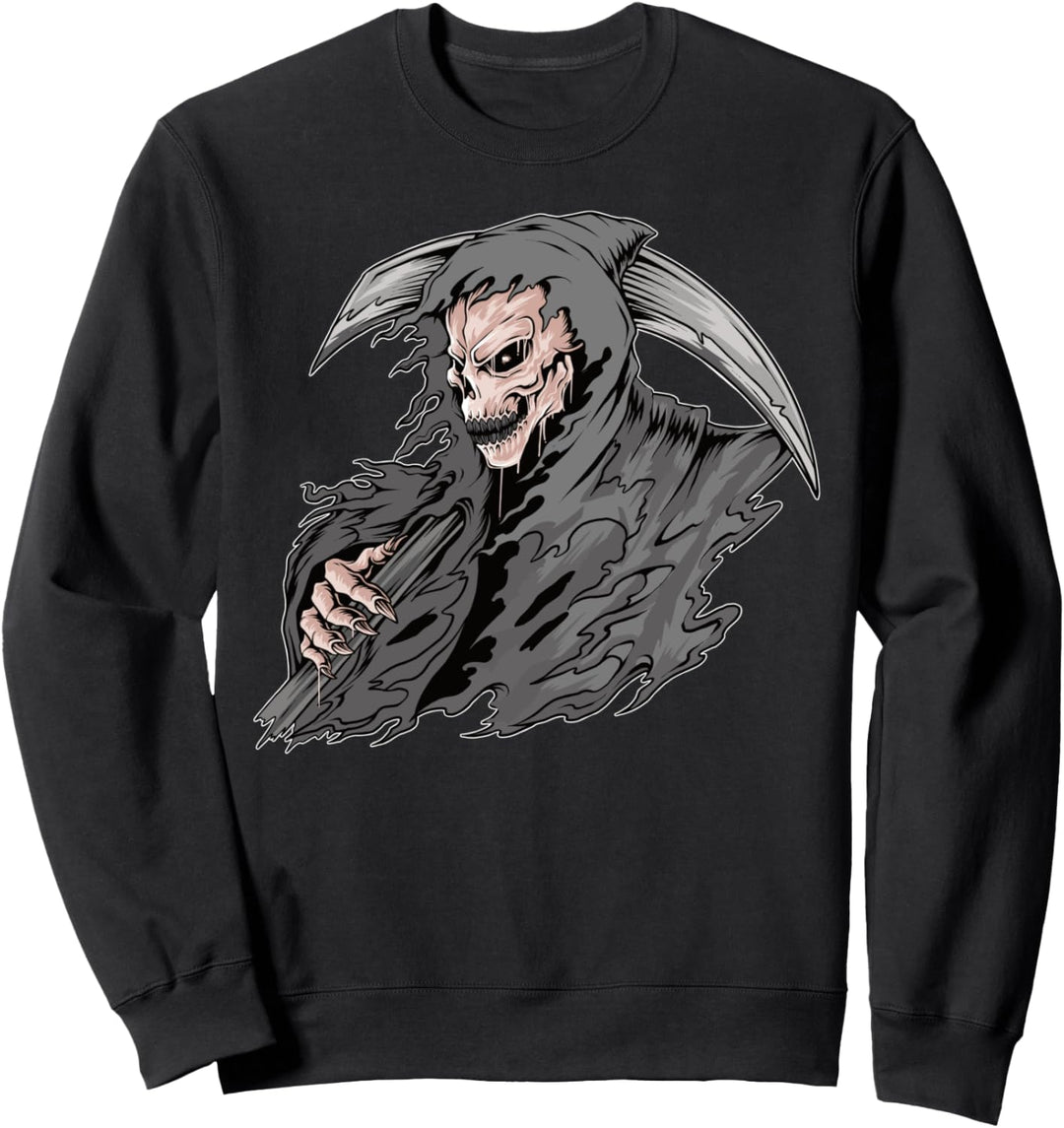 Sensenmann Engel des Todes Damen Herren Sweatshirt