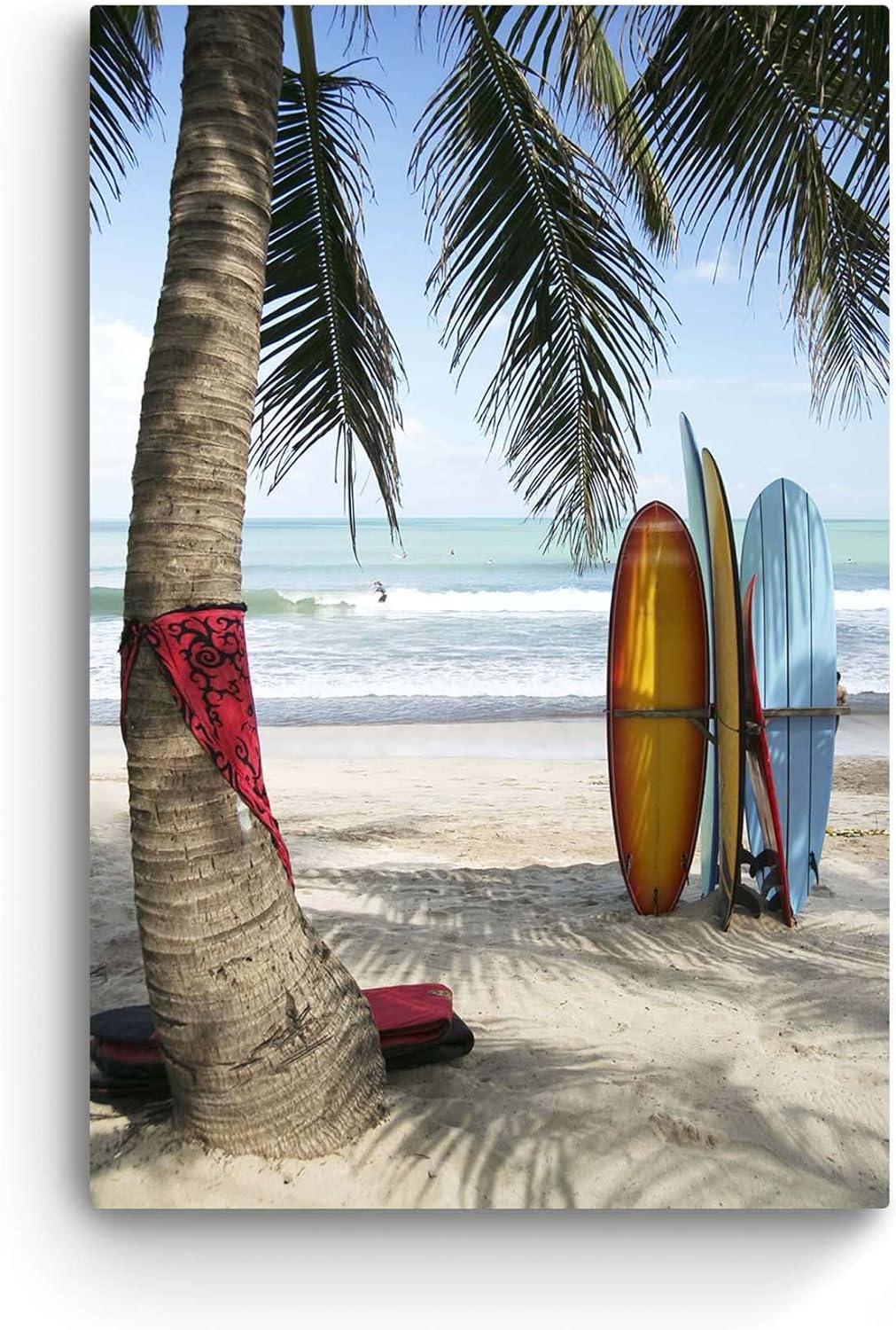 Startonight Bilder Surfen in Bali, Leinwandbilder Moderne Kunst, Landschaft Wanddeko Kunstdrucke, Wa