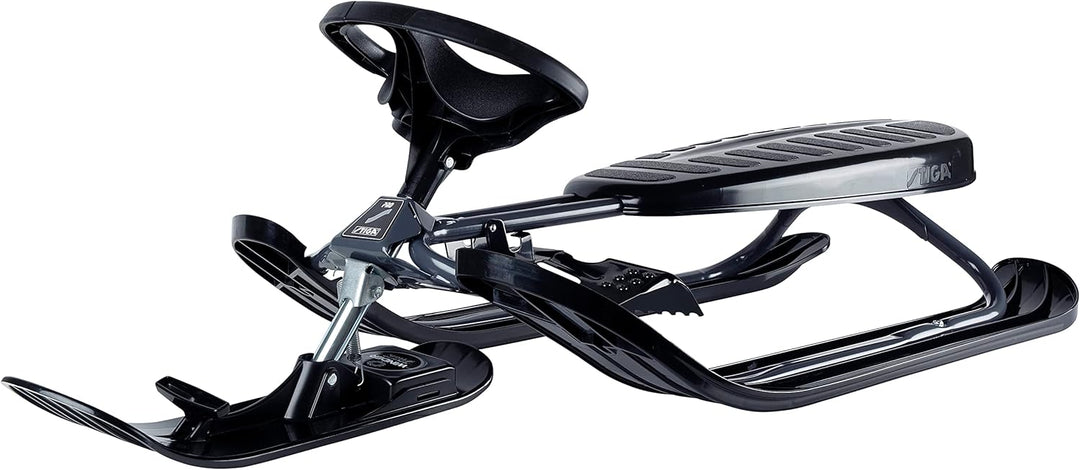 STIGA Schlitten Snowracer Rennrodel Curve Lenkschlitten für Kinder ab 7 Jahre