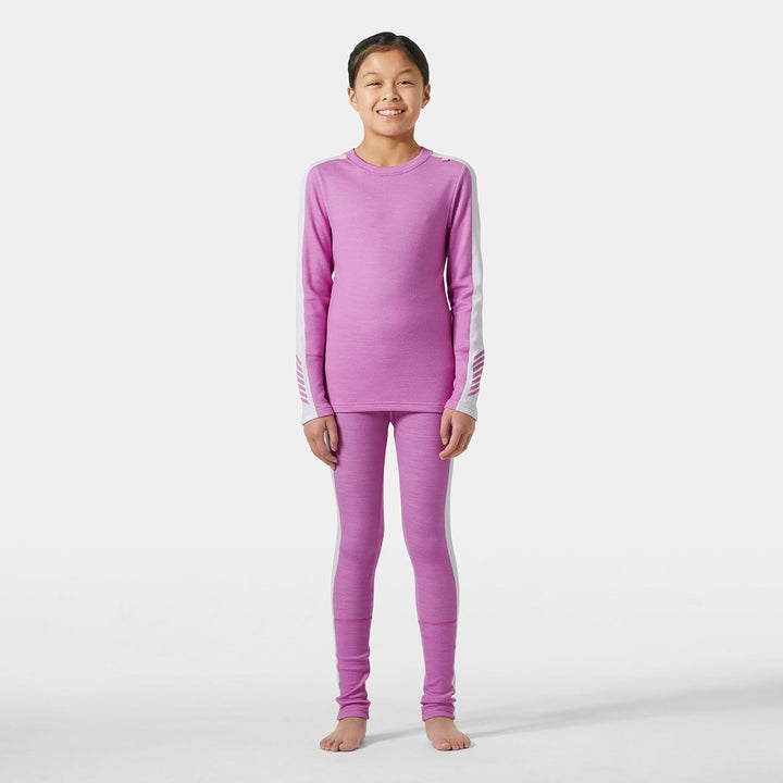 Helly Hansen Unisex Kinder Lifa Merino Set Baselayer 11 089 Meta Pink, 11 089 Meta Pink